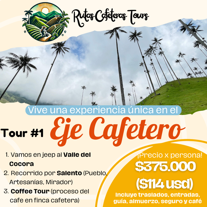 tour eje cafetero salento valle del cocora finca cafetera