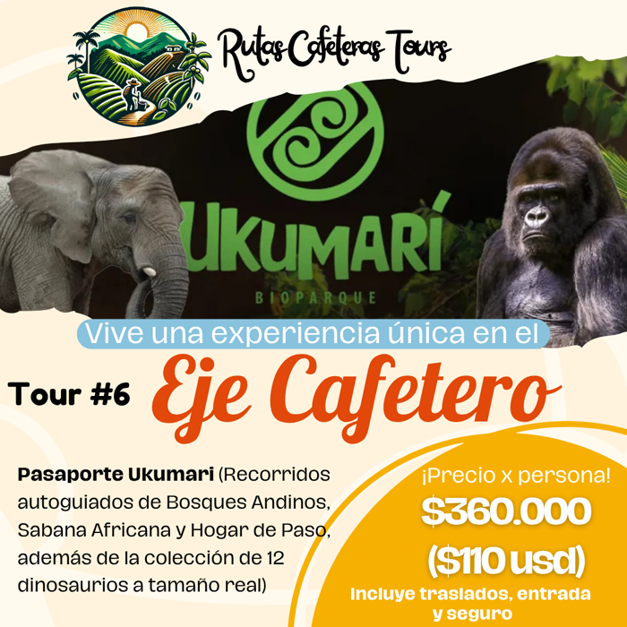 tour por el eje cafetero al ukumari